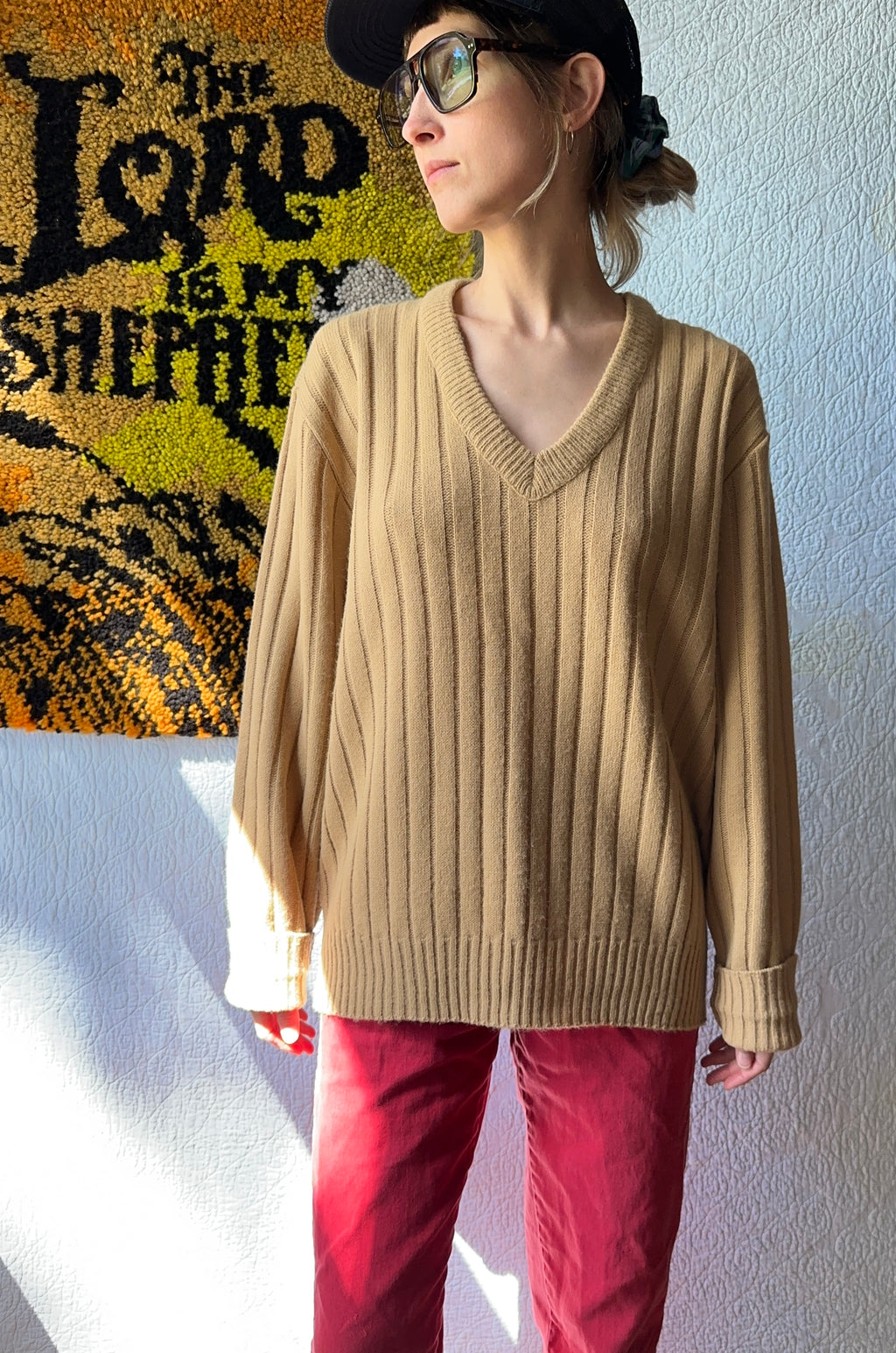 70's Jantzen Camel Brown Sweater