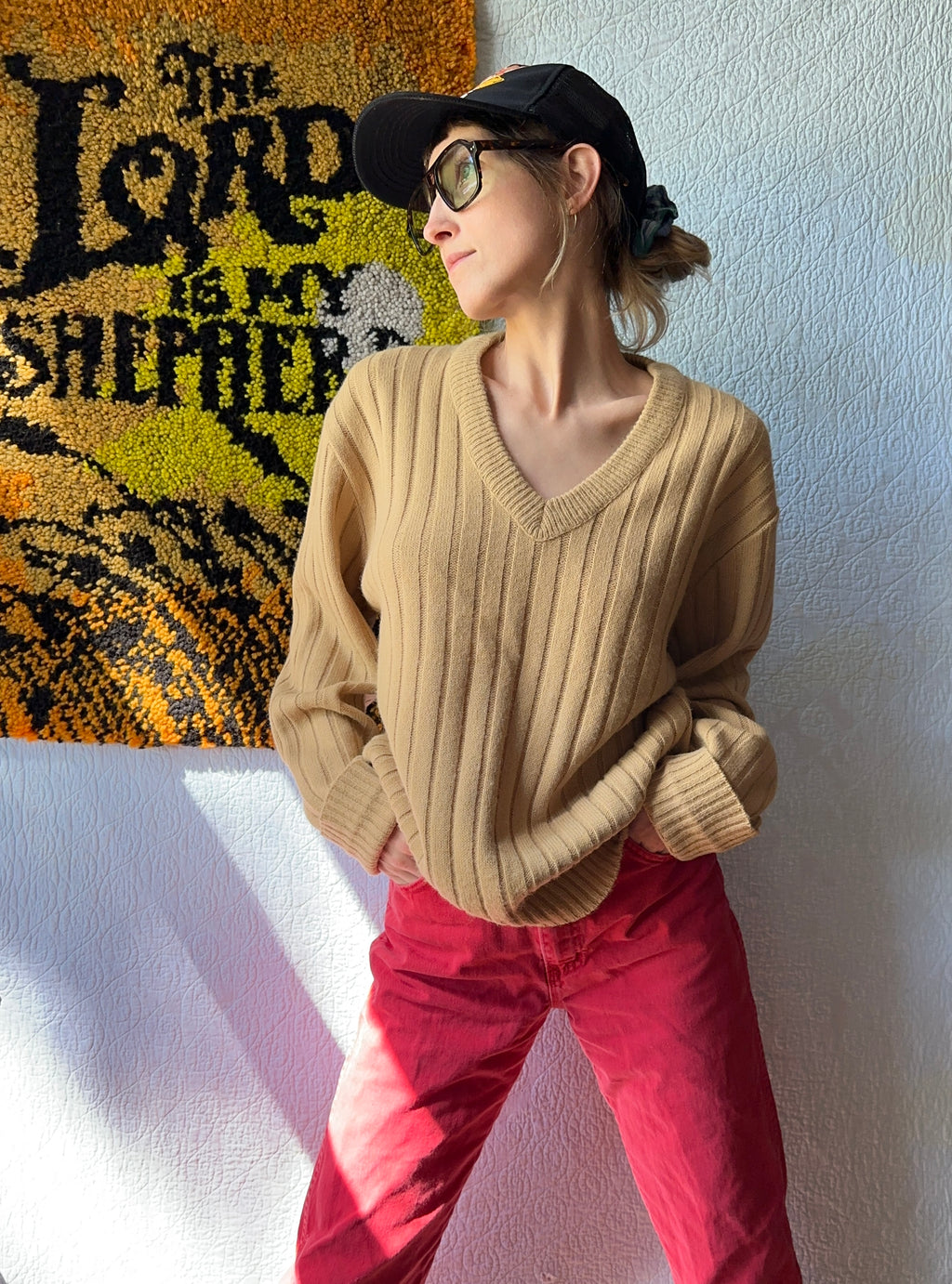 70's Jantzen Camel Brown Sweater