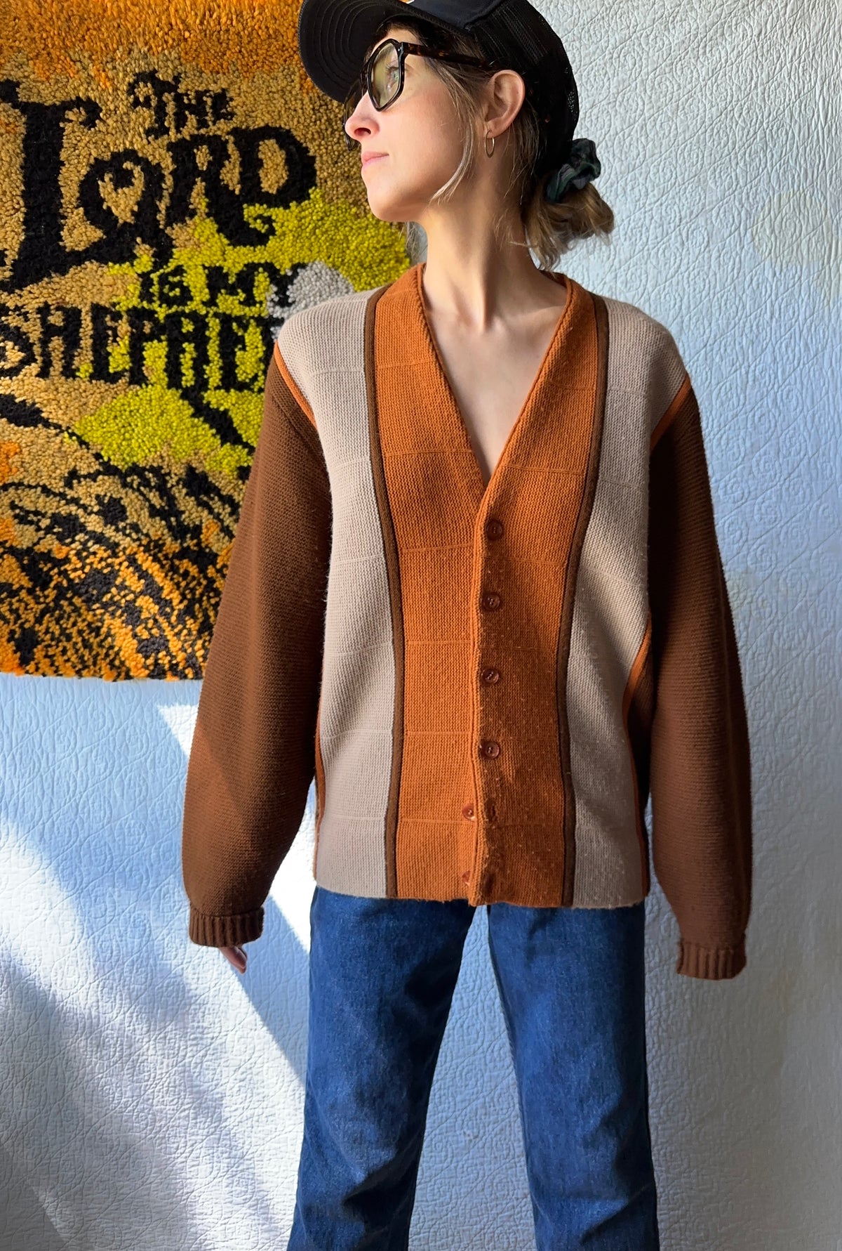 60's/70's Campus Orlon Cardigan Sweater