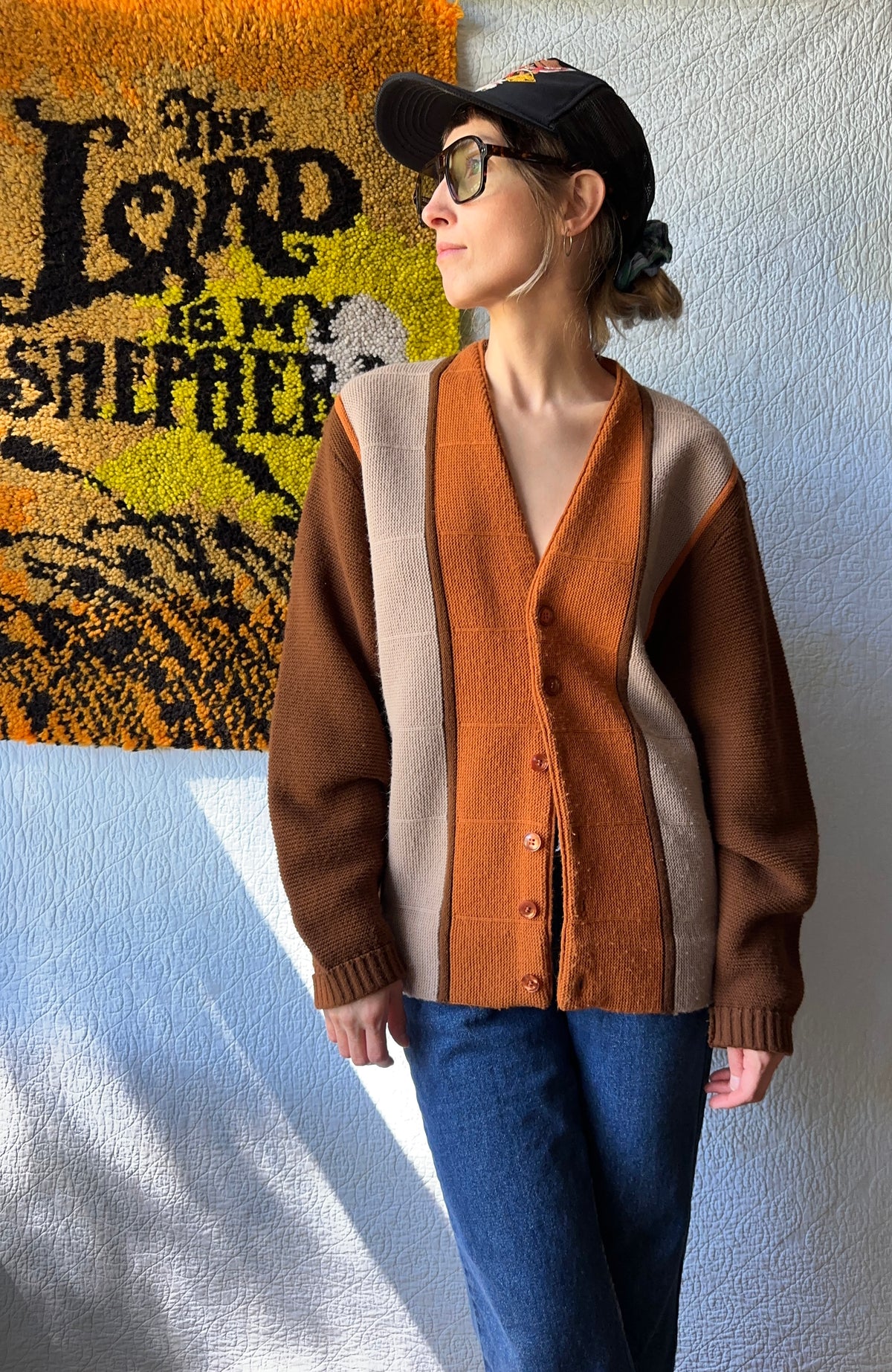 60's/70's Campus Orlon Cardigan Sweater