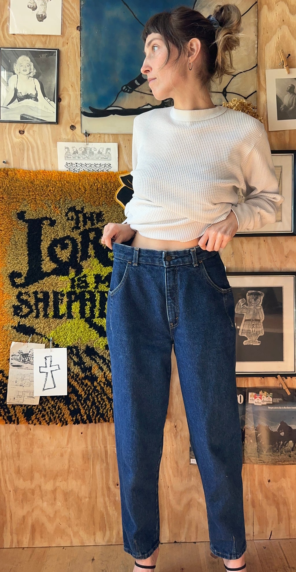 80's Levis Misses 573 Barrel Jeans