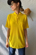 60's King Louie Yellow Blank Bowling Shirt