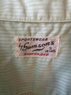 50's Sportswear By Samsons Sanforized Botton Loop Shirt
