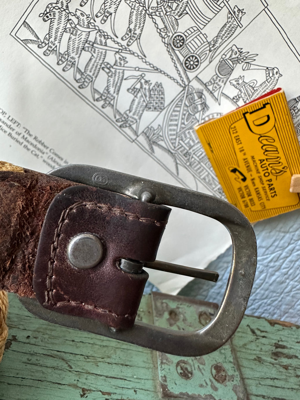 Orange Tab Levi's Weaved Belt