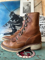 Vintage Justin 334 Apache Roper Leather Boots