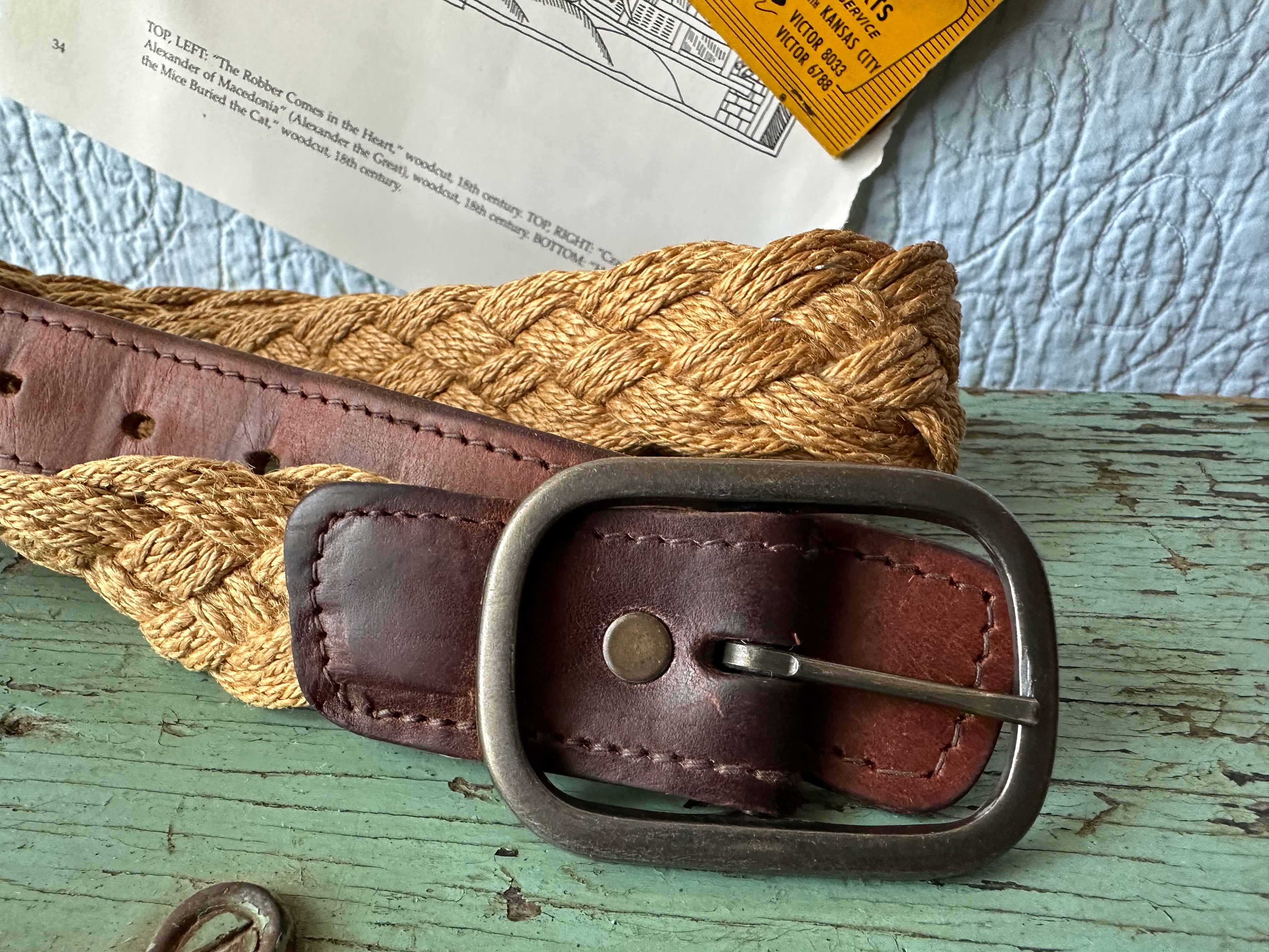 Orange Tab Levi's Weaved Belt