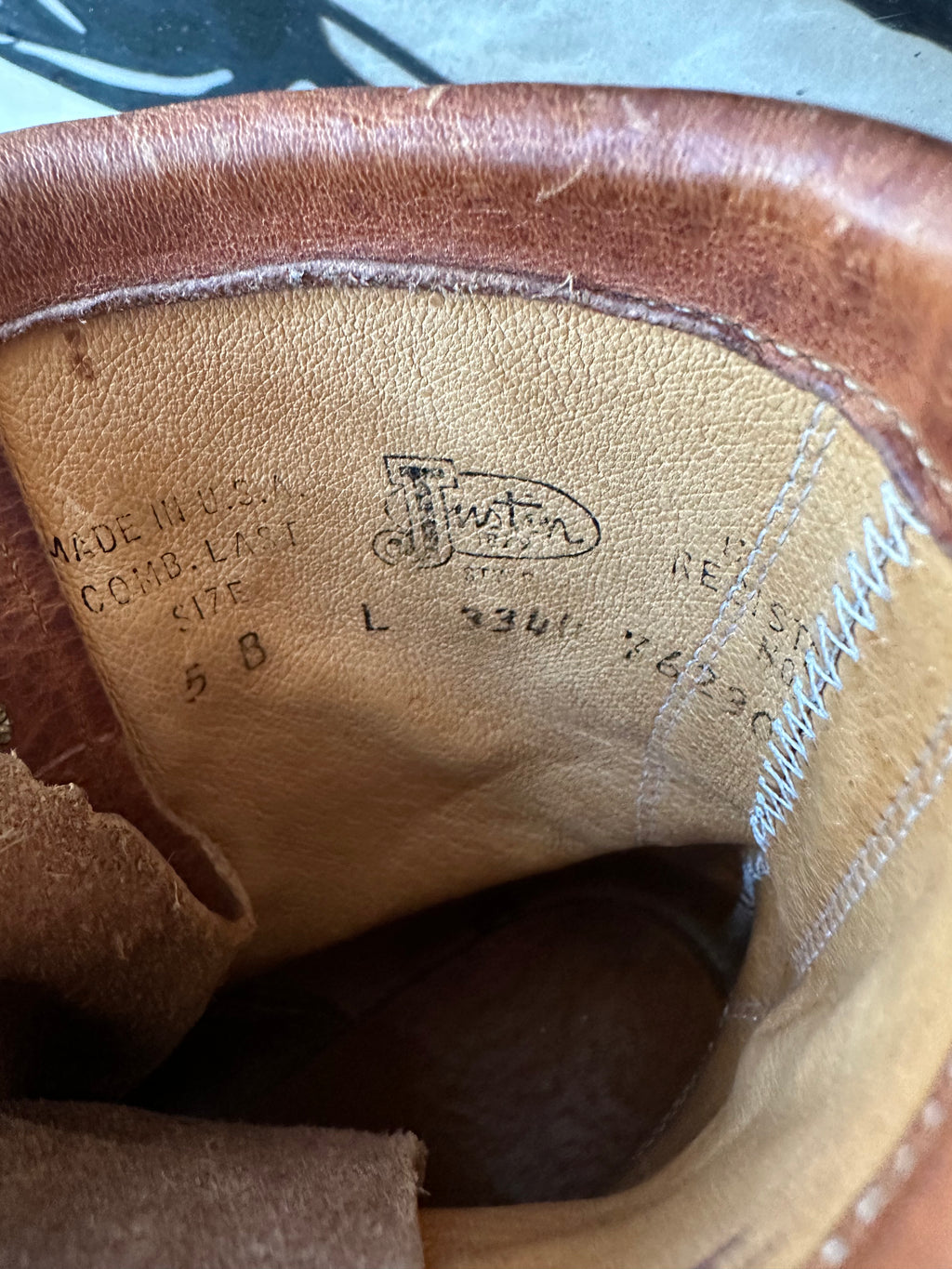 Vintage Justin 334 Apache Roper Leather Boots