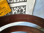 Thin Bridle Cowhide Belt