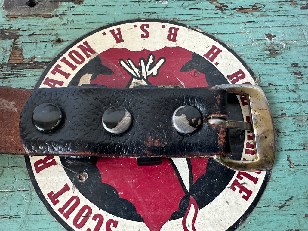 Thin Bridle Cowhide Belt