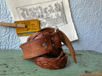 80's Braided Leather Belt