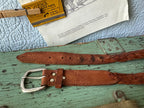 80's Braided Leather Belt
