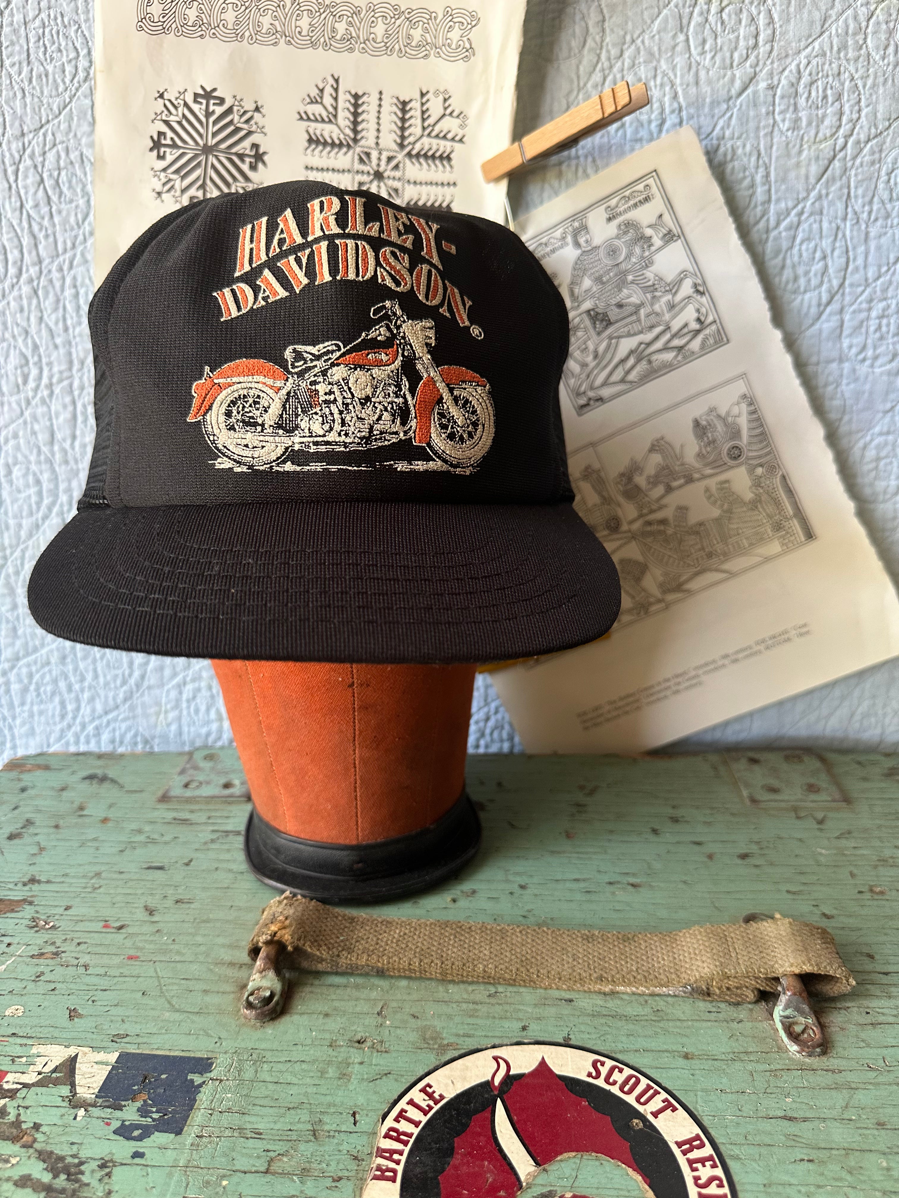 70's/80's Harley Davidson Snapback Hat