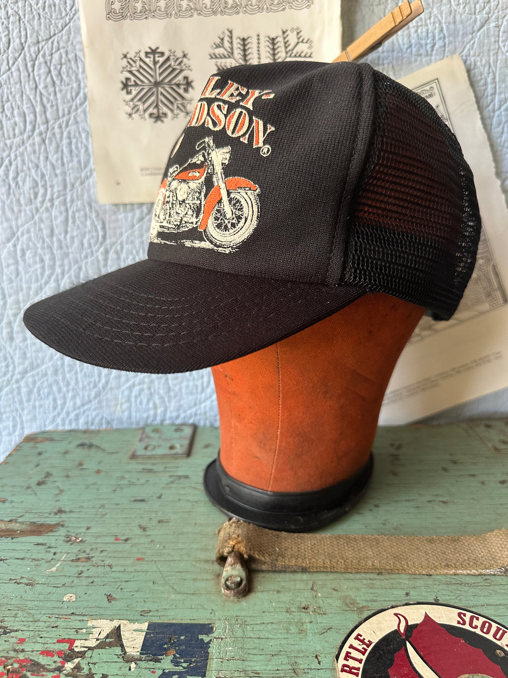 70's/80's Harley Davidson Snapback Hat
