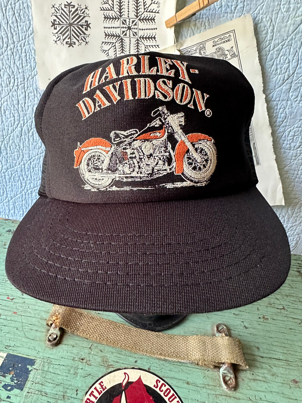 70's/80's Harley Davidson Snapback Hat