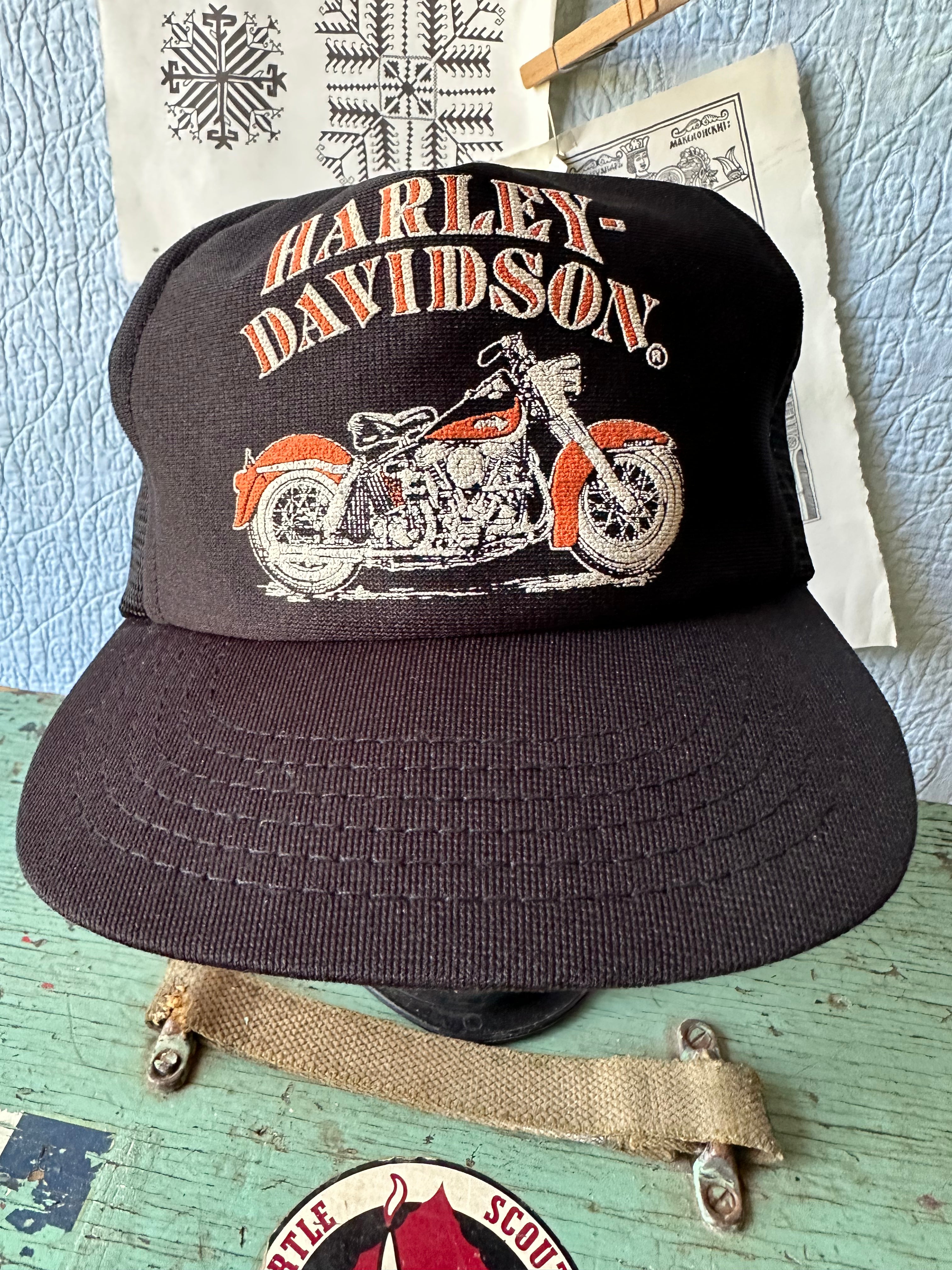 70's/80's Harley Davidson Snapback Hat